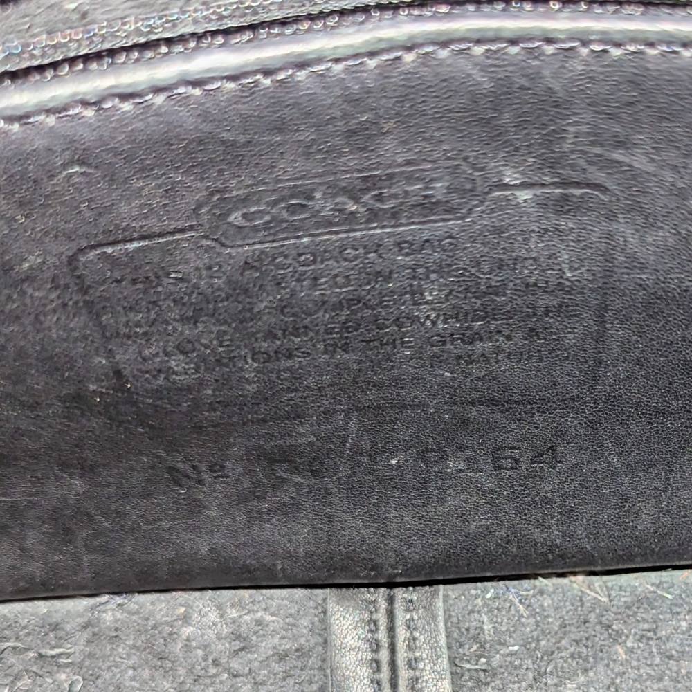 Vintage Restored Coach Legacy Compartment Leather Bag No. 9164 - Picture 15 of 16